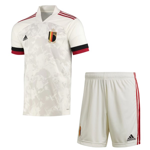 Maillot Football Belgique Exterieur Enfant 2020 Blanc